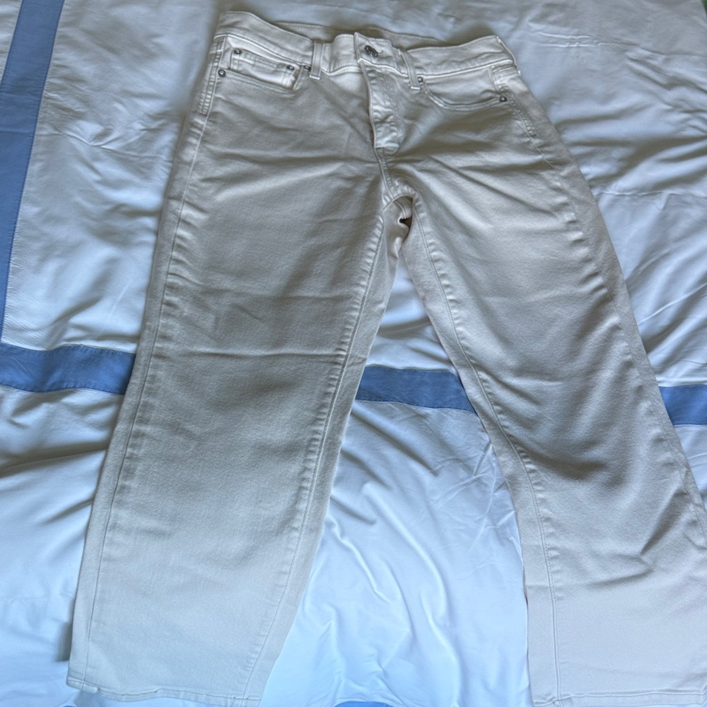 AYR The Frenchie Jean in Cream